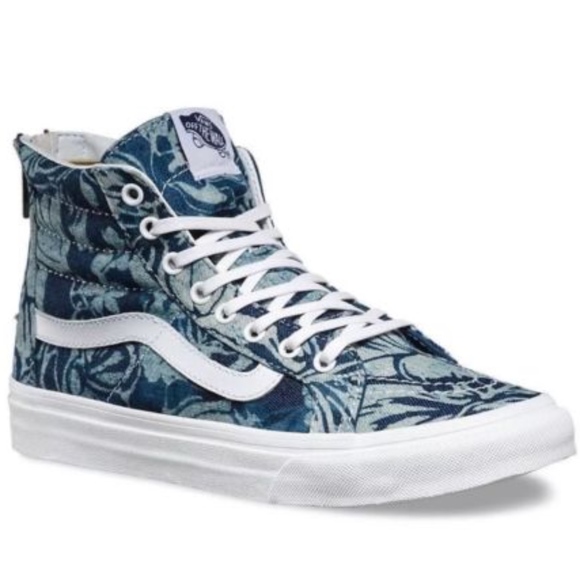 vans indigo tropical